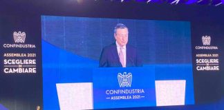 Intervento di Draghi all'Assemblea Confindustria