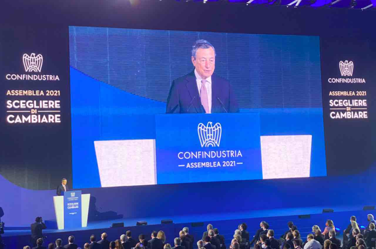 Intervento di Draghi all'Assemblea Confindustria