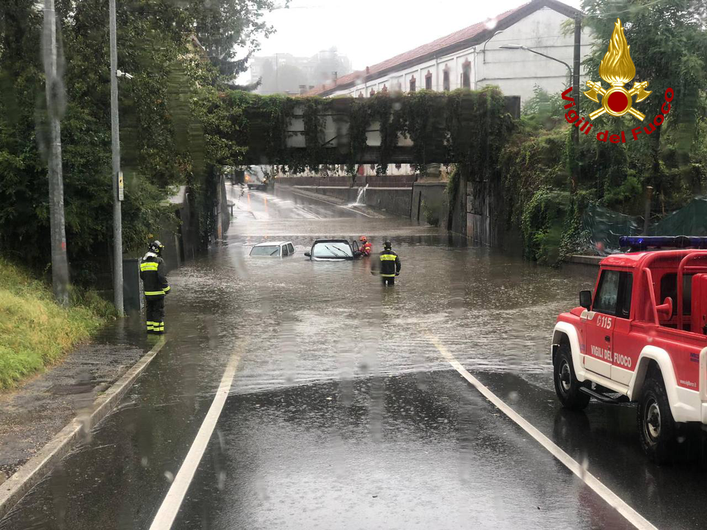 maltempo Lombardia Vigili del Fuoco