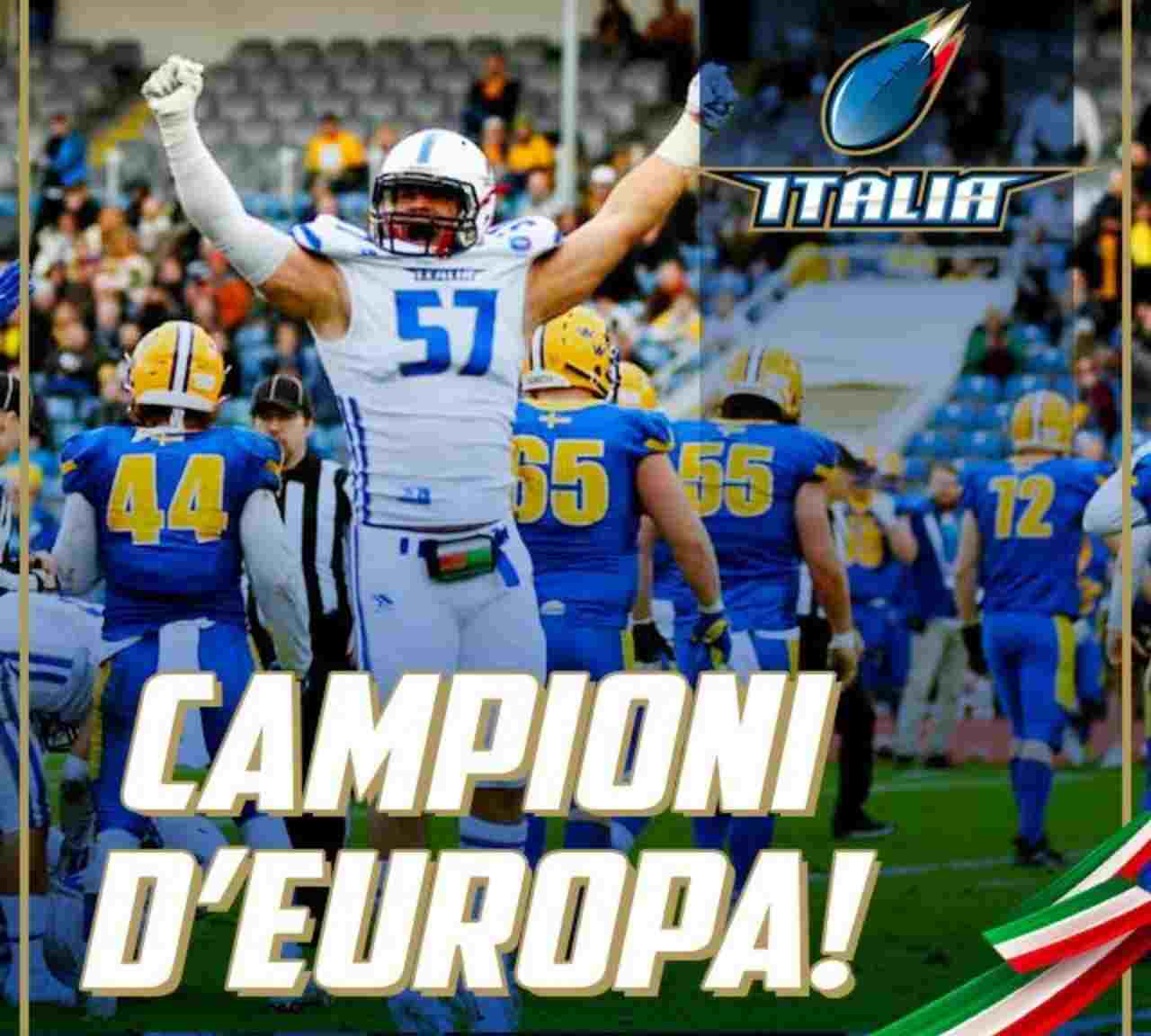 Italia Svezia football americano