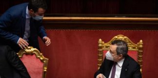 Mario Draghi e Matteo Salvini