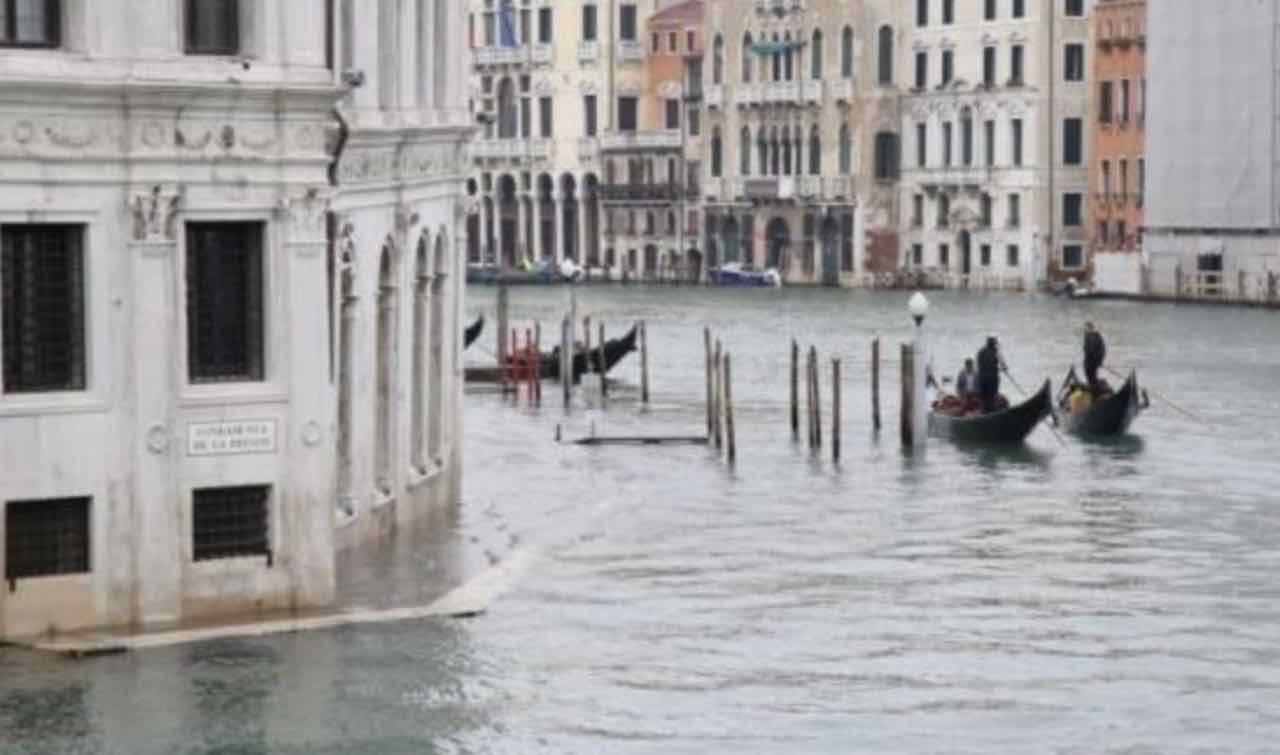 Acqua alta a Venezia 