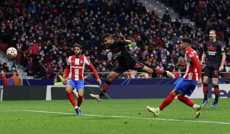 L'esterno offensivo rossonero, una notte da sogno al Wanda (Getty Images)