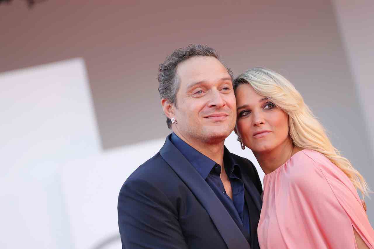 Francesca Barra e l'attore Claudio Santamaria (Getty Images)