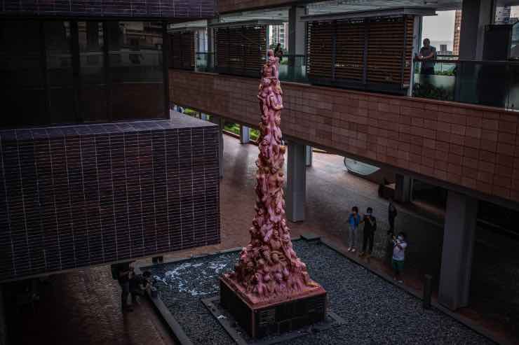 Statua Hong Kong memoria vittime piazza Tiananmen