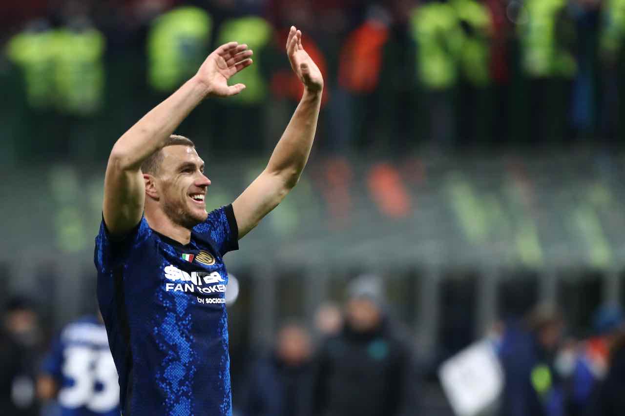 Roma-Inter Dzeko (Getty Images)