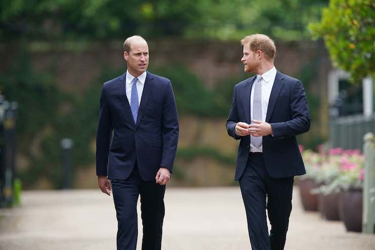 I due fratelli ricordano Lady D (Getty Images)