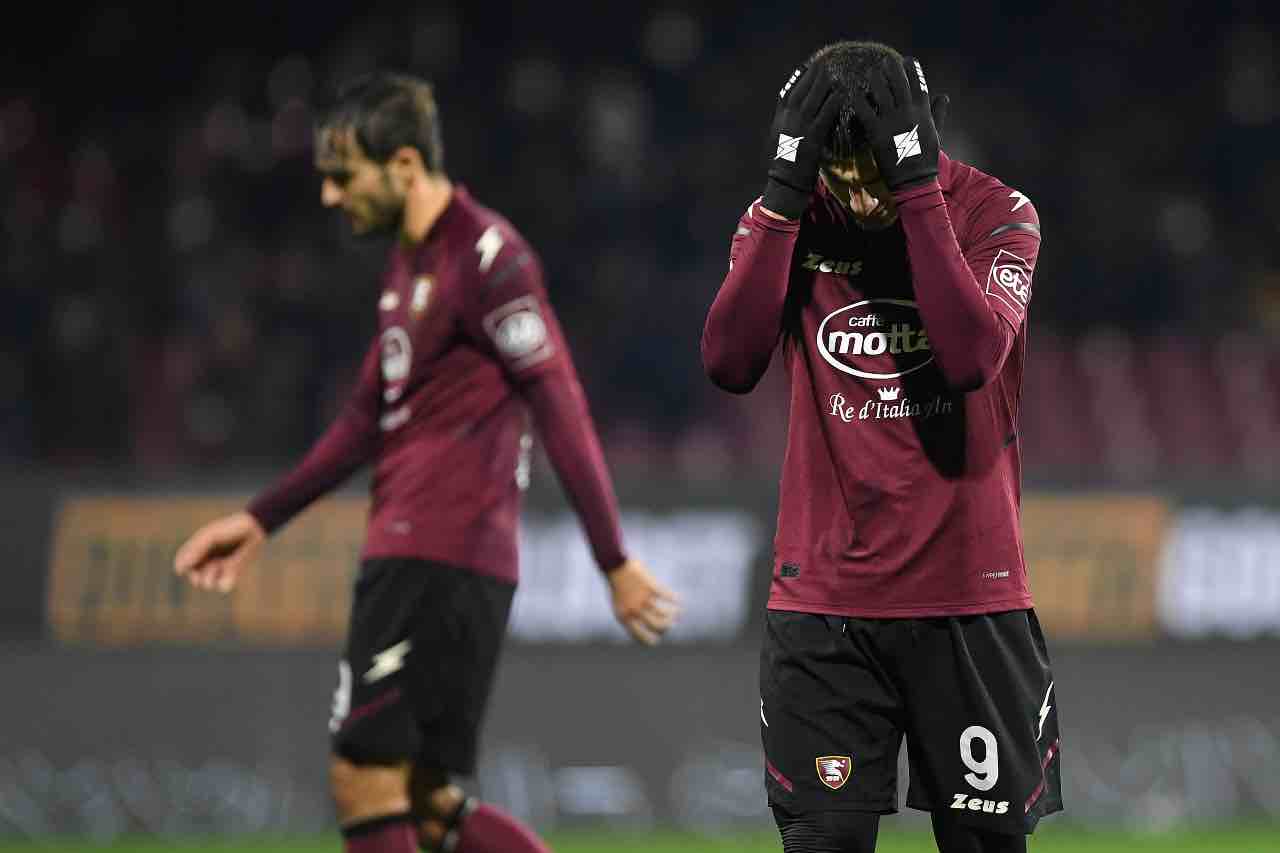 Udinese-Salernitana sconfitta tavolino