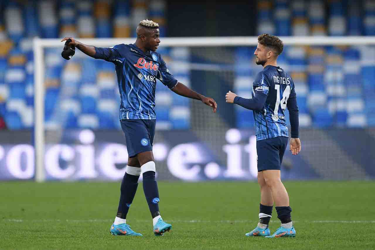 Mertens Osimhen Napoli