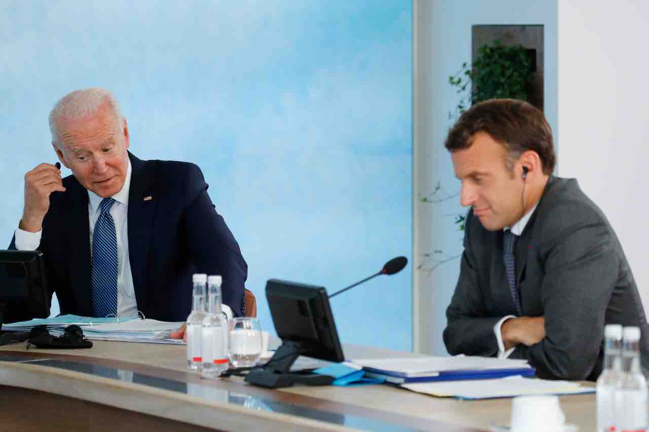 Biden Macron crisi Ucraina