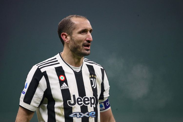 Giorgio Chiellini con la maglia della Juventus