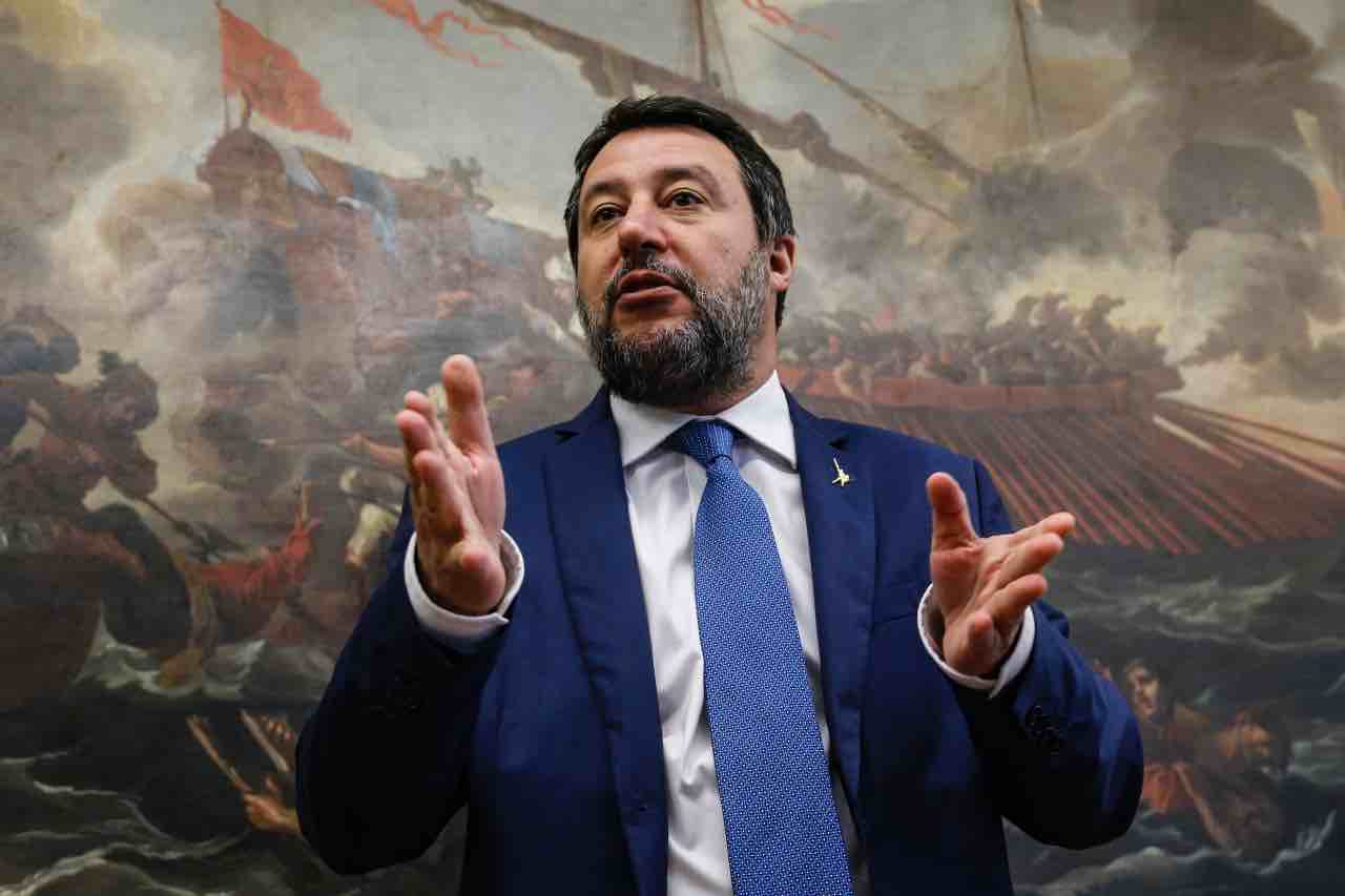 Matteo Salvini parla di Ucraina e dell'offensiva della Russia 