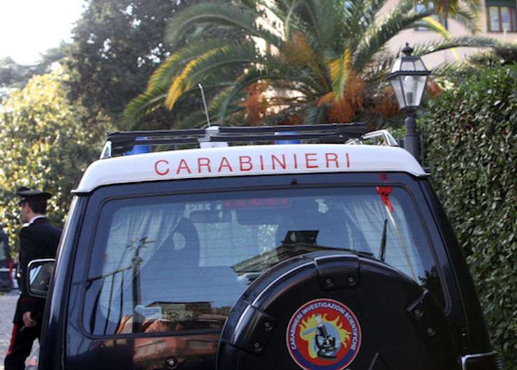 cadavere carbonizzato carabinieri