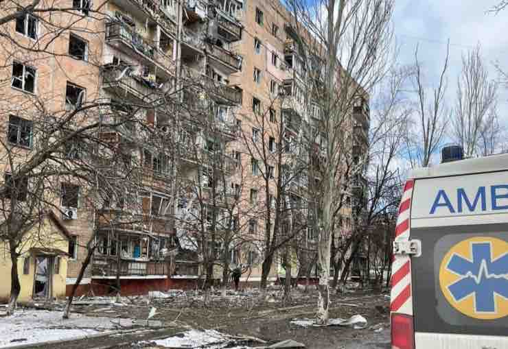 Bombardamenti Kramatorsk guerra Ucraina 