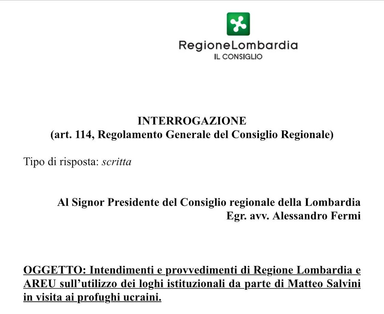 Interrogazione Salvini Free.it 1280