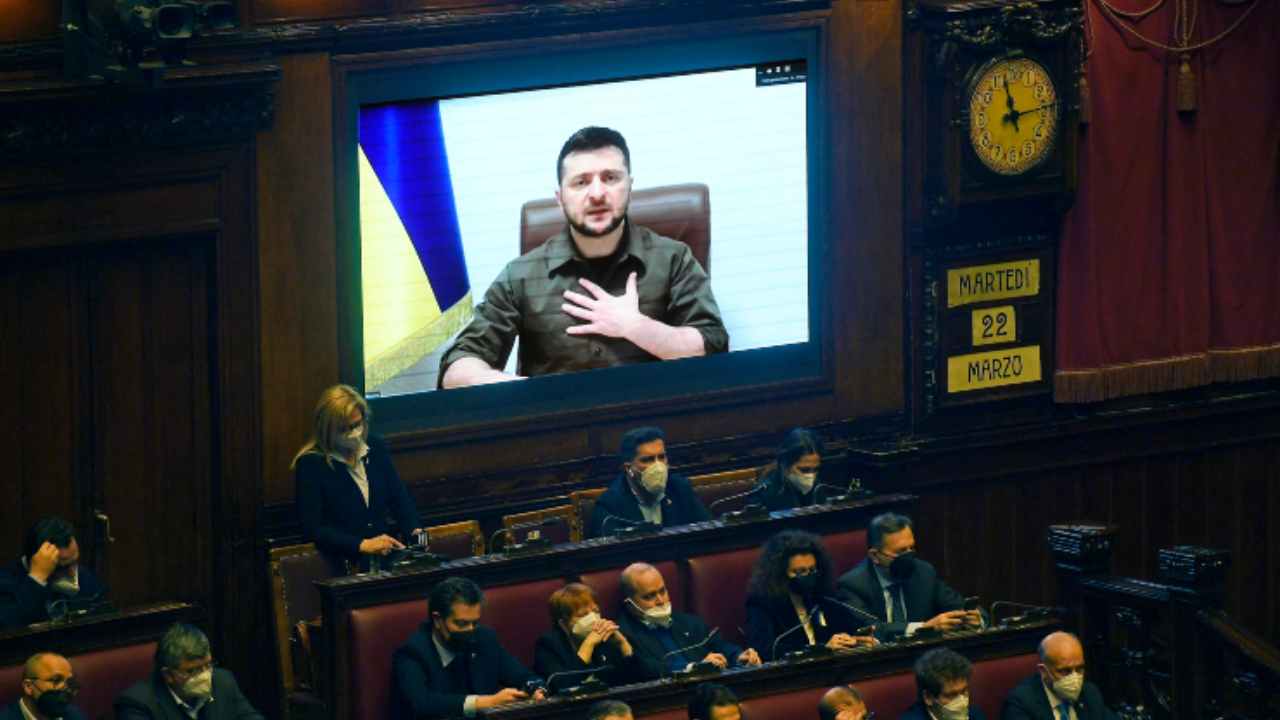 ucraina zelensky italia