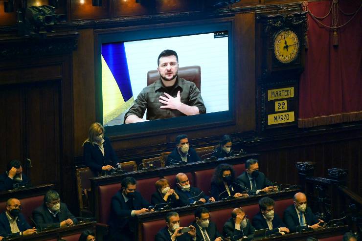 ucraina zelensky italia