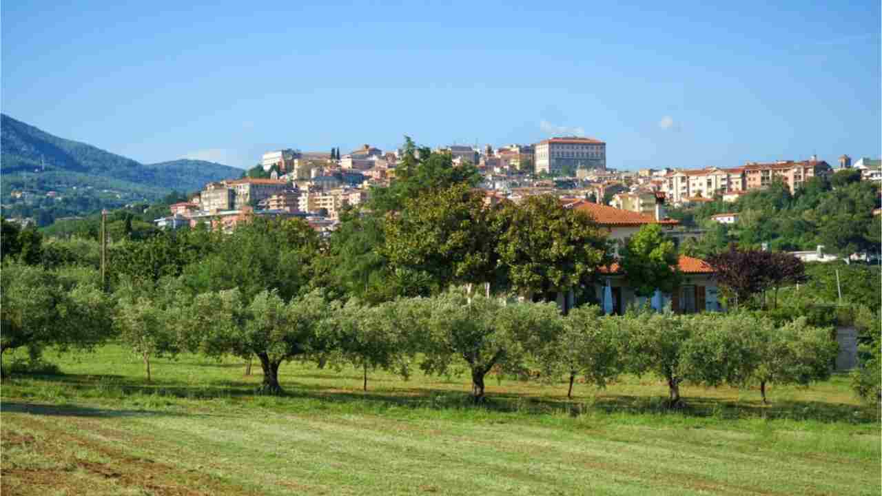 Una veduta della città di Velletri