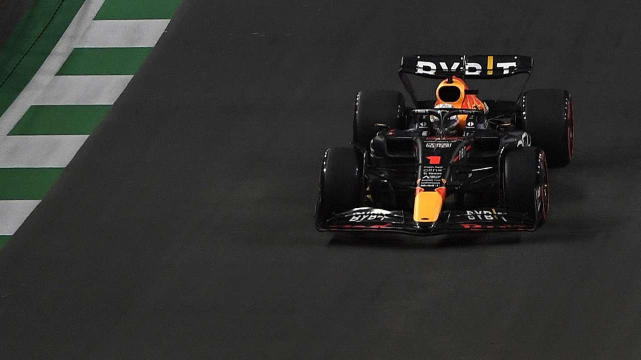 La monoposto guidata da Verstappen