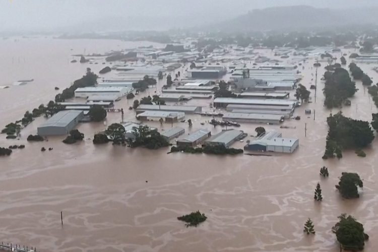 L'inondazione avvenuta in Australia di recente