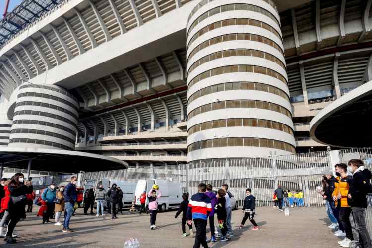 Lo stadio di Milano