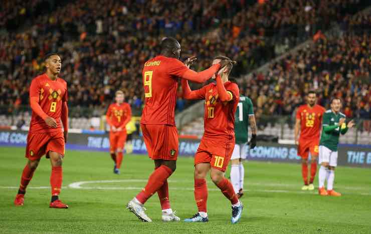 Lukaku Hazard Belgio Nazionale 