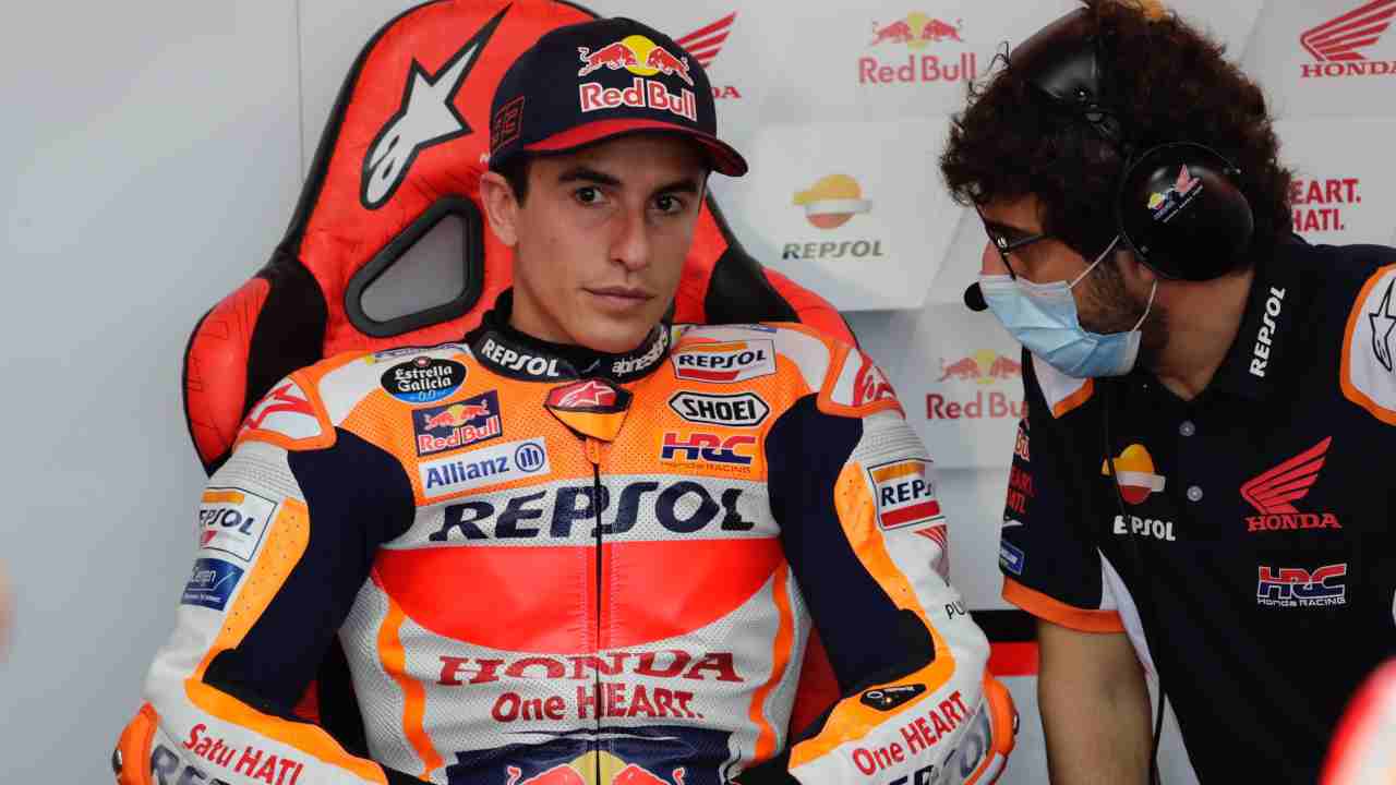 Marquez sulla poltrona in Indonesia