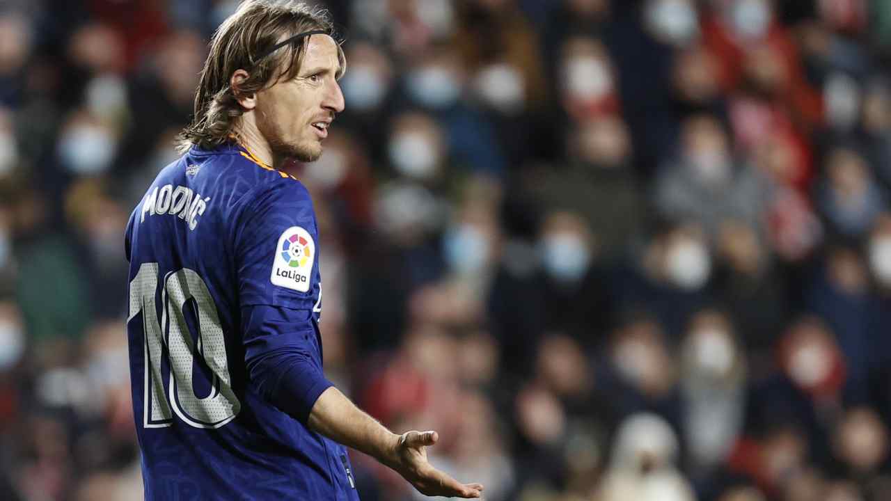 Modric contrariato