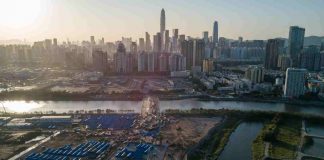 Shenzen in una veduta dall'alto