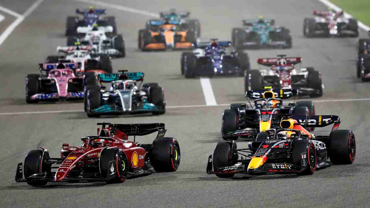 Le monoposto di Leclerc e Verstappen