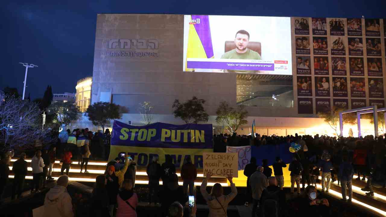 Zelensky a Tel Aviv