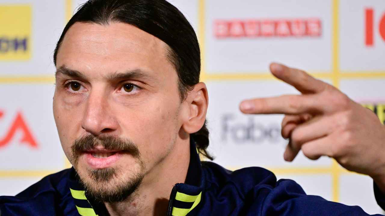 Ibra in conferenza stampa