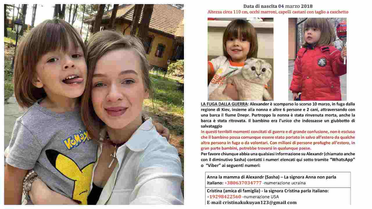 guerra ucraina bambino scomparso