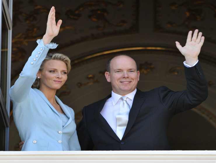 Alberto e Charlene di Monaco 