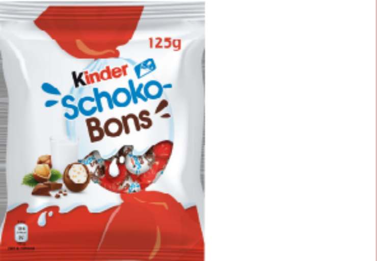 Kinder Schoko Bons ritirato dal mercato