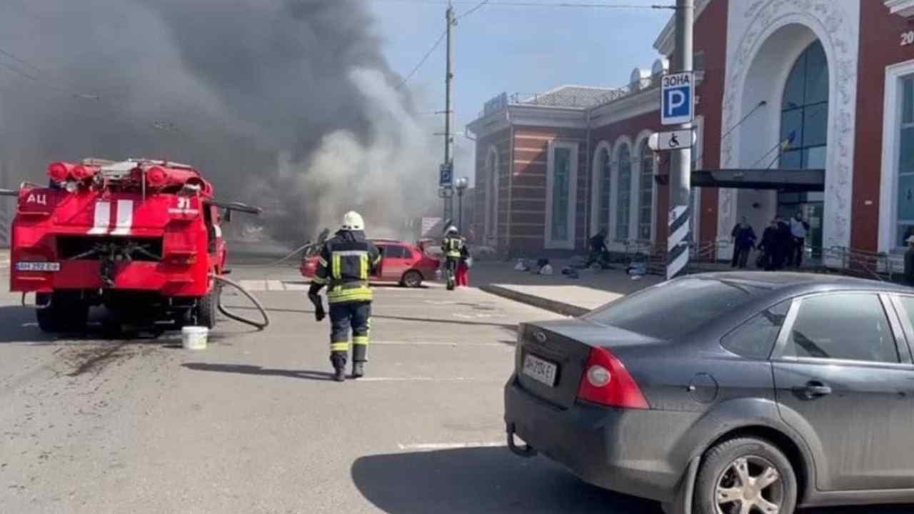 bombardamento stazione kramatorsk