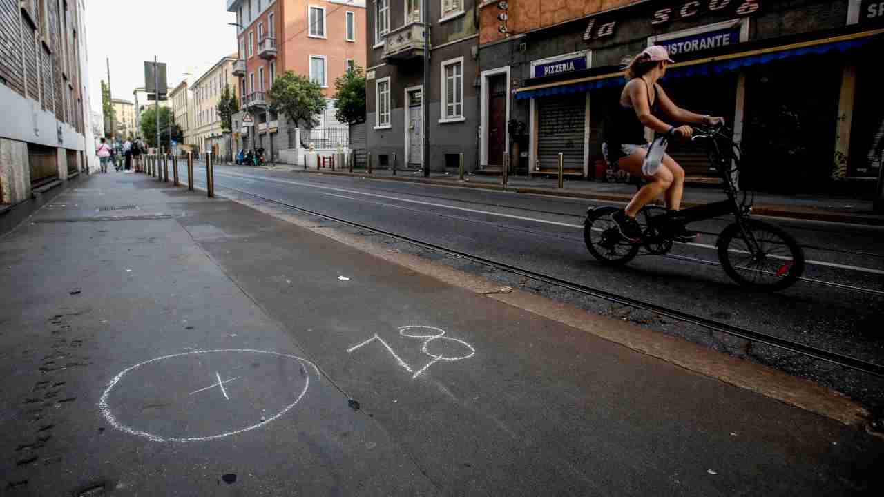 11enne in bicicletta