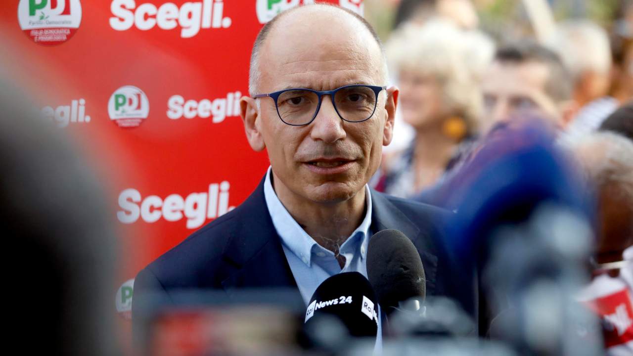 Enrico Letta contro il centrodestra