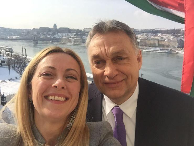 Viktor Orban Giorgia Meloni