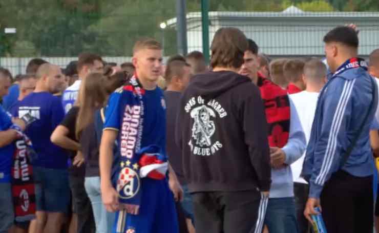 MIlan Dinamo Zagabria tifosi croati San Siro