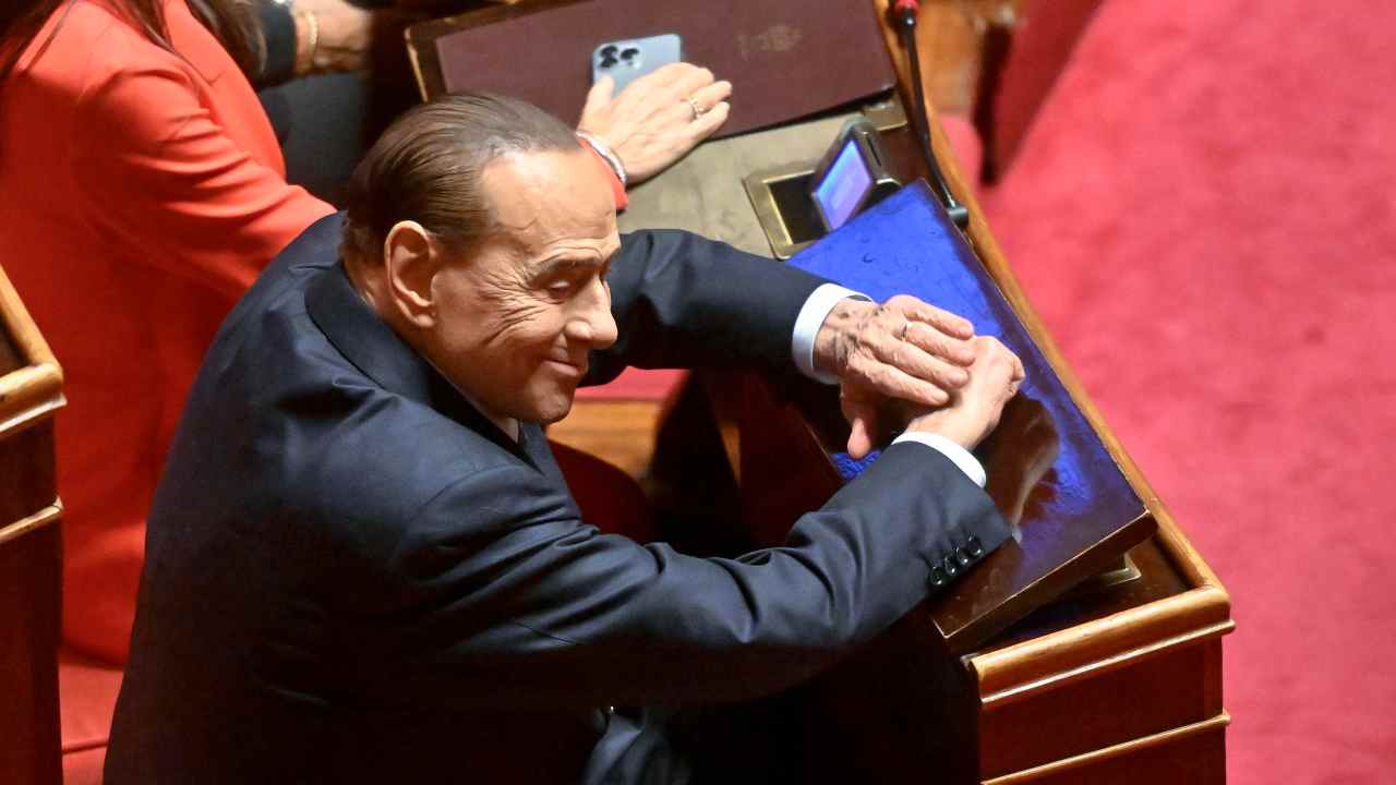 Silvio Berlusconi in Senato