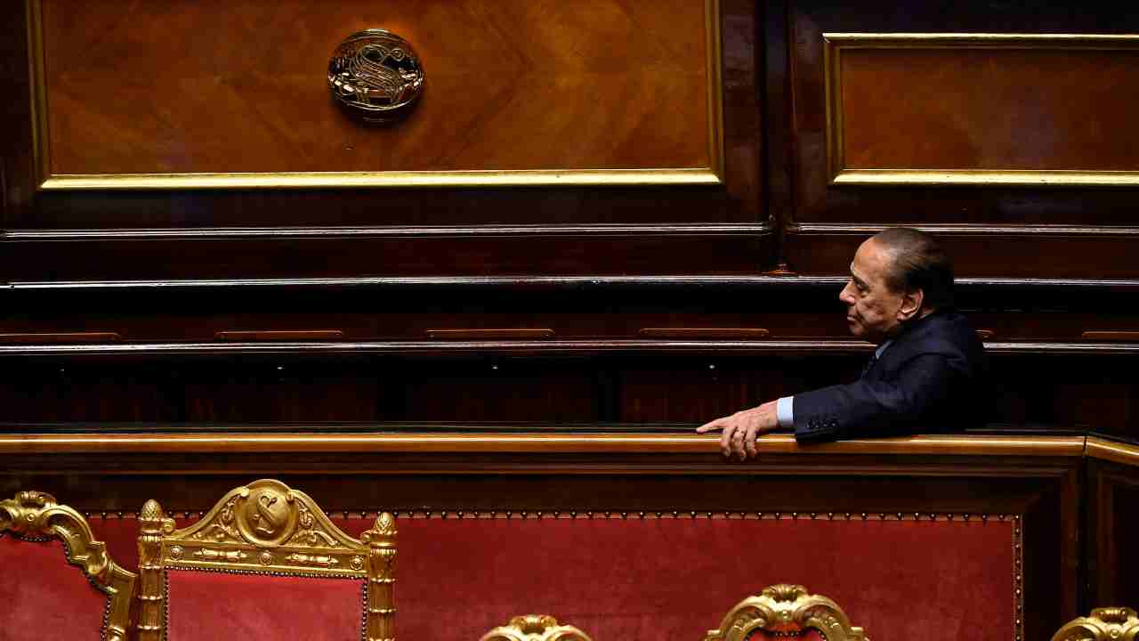 Silvio Berlusconi al Senato