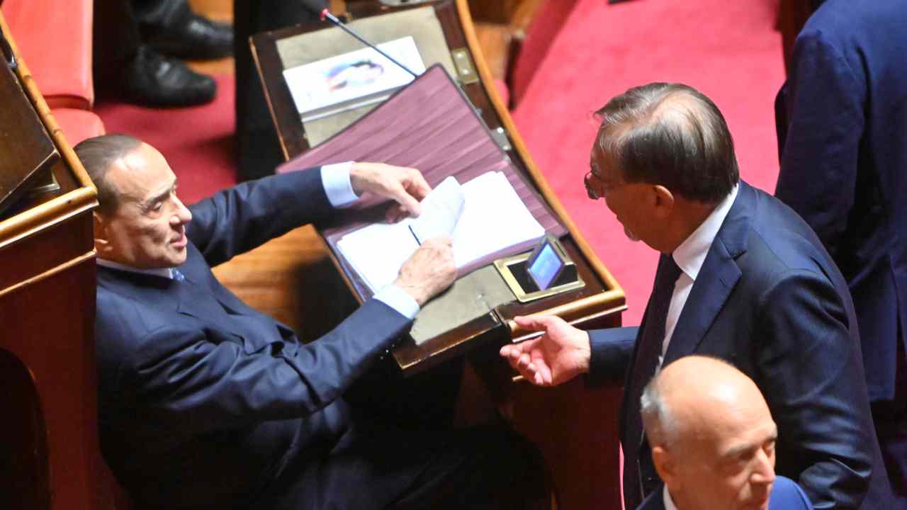 Silvio Berlusconi in Senato