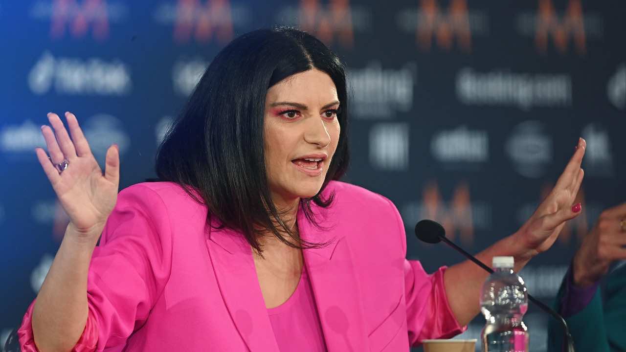 Laura Pausini Comunione figlia