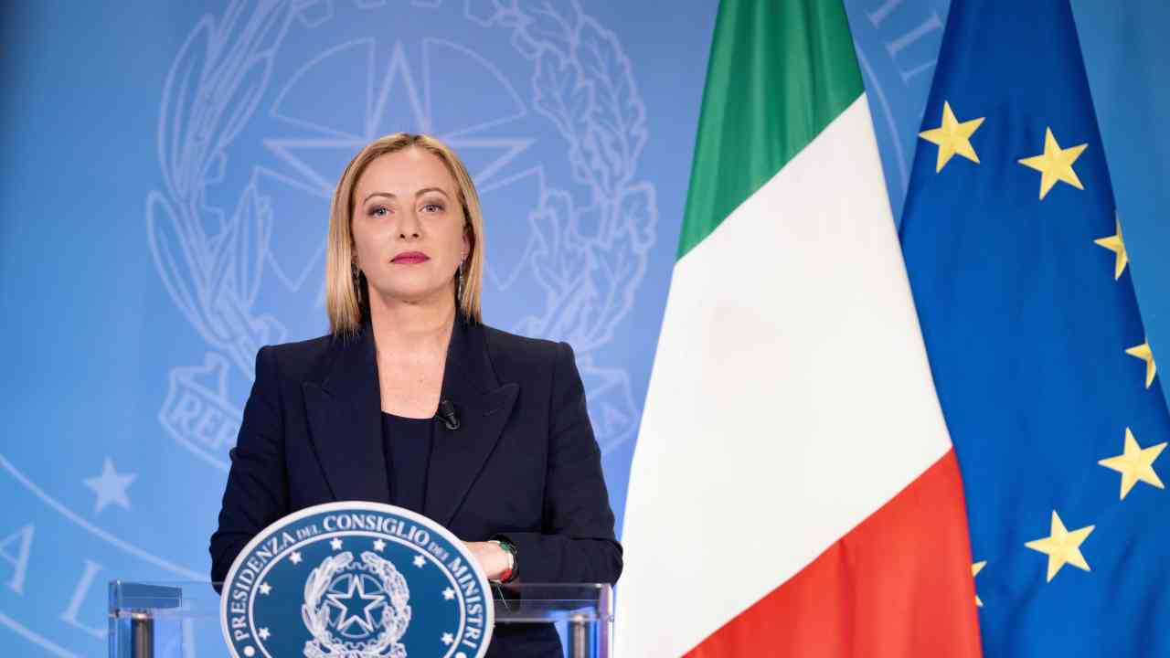 Il presidnete del Consiglio Giorgia Meloni