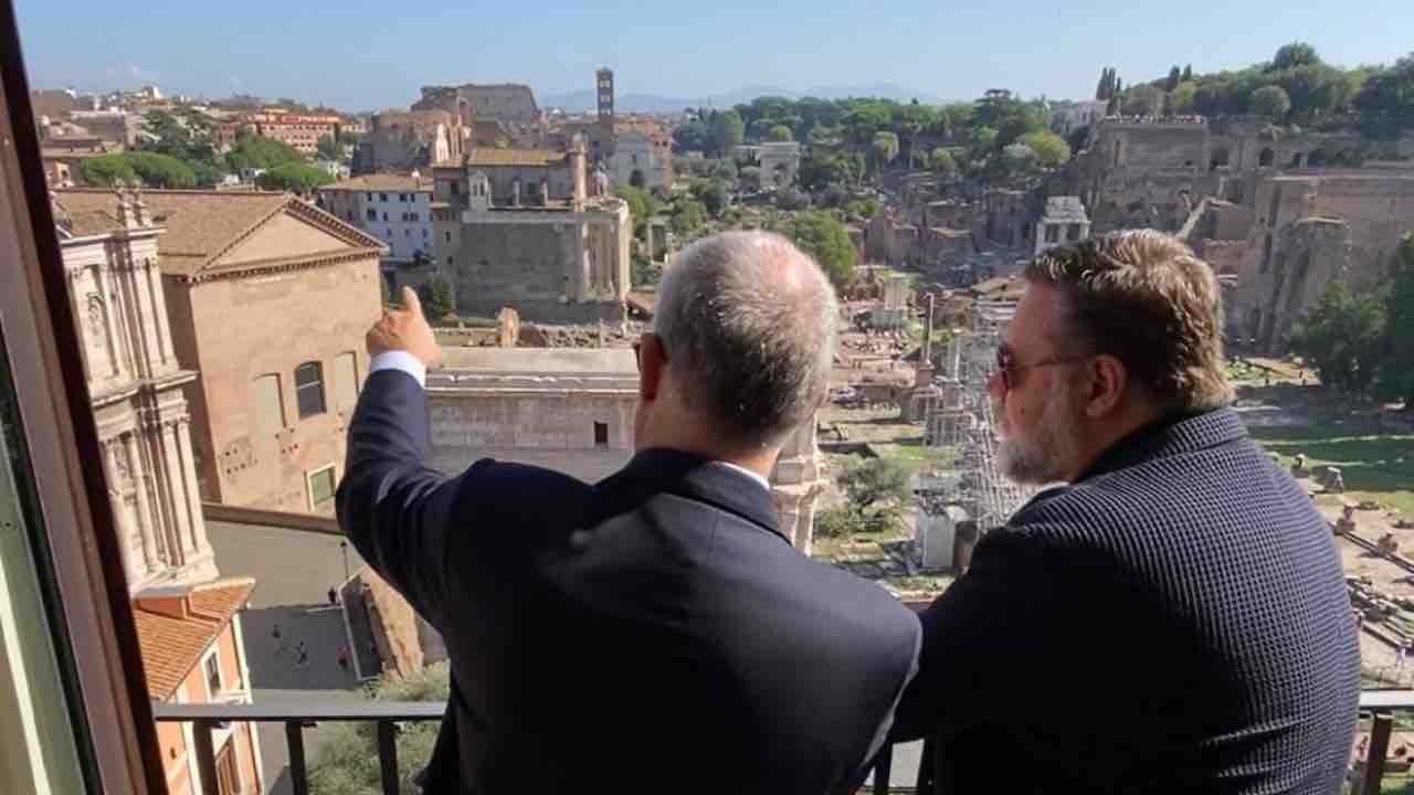 Russell Crowe Roberto Gualtieri Roma