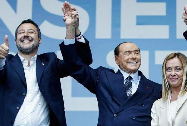 Salvini, Berlusconi e Meloni