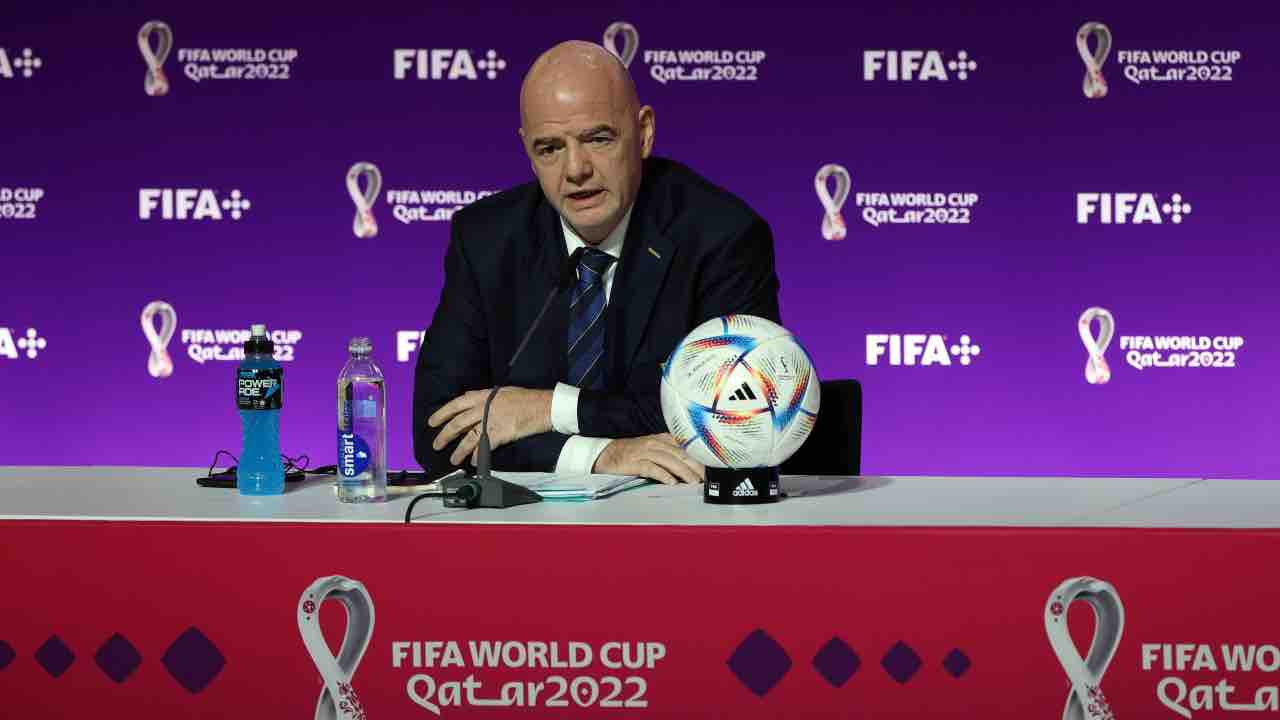 Infantino FIFA coming out Swanson Mondiali Qatar