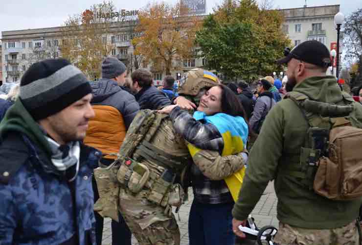 Guerra Ucraina Russia liberazione Kherson