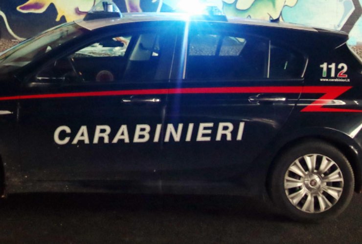 Incidente carabinieri rilievi Tramonti Salerno 